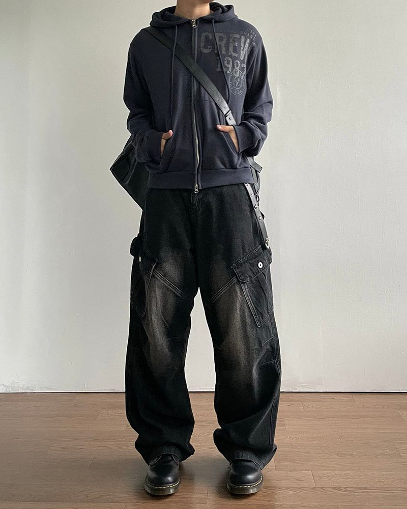 Sub Crop Hoodie Zip-up