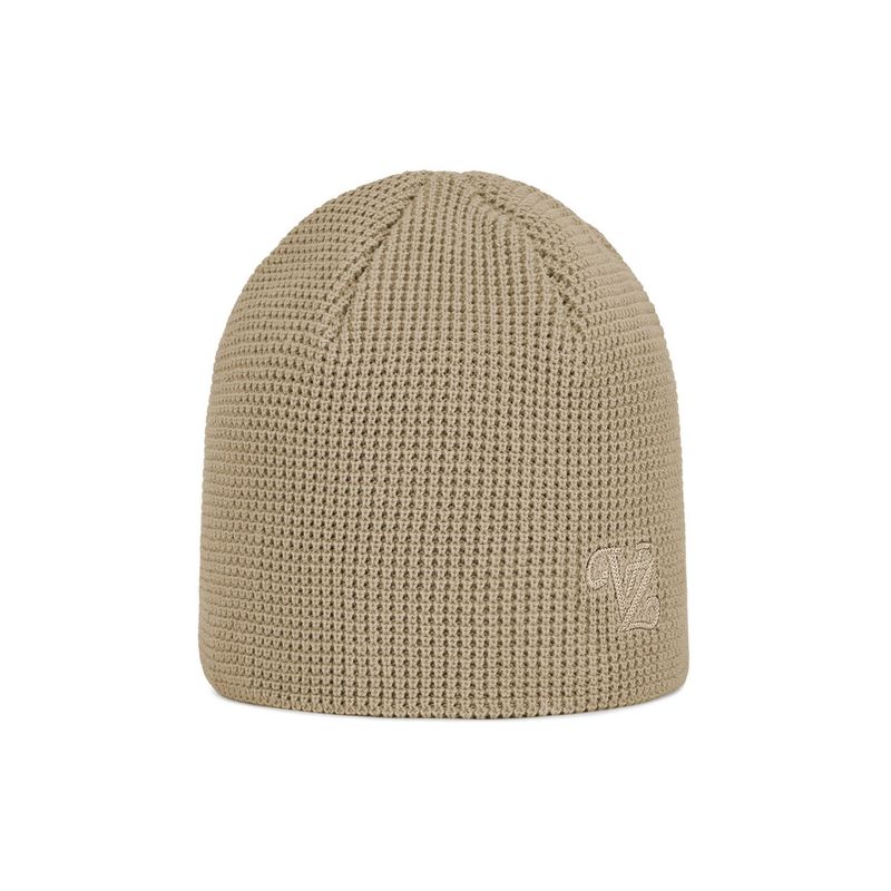 Leaf VZ Logo Waffle Beanie / Beige