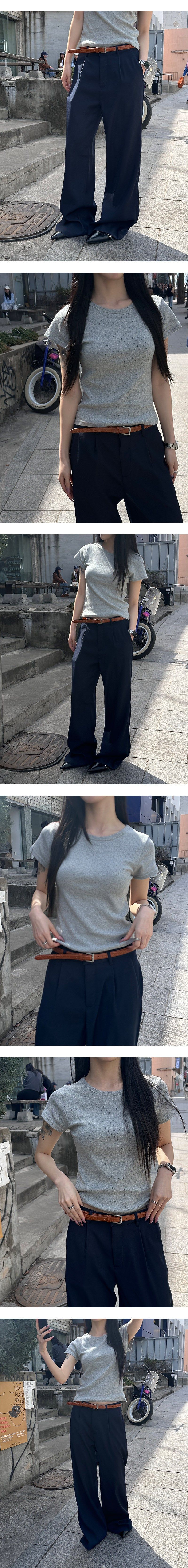 [Unisex] ワイドロングスラックス(2color)
