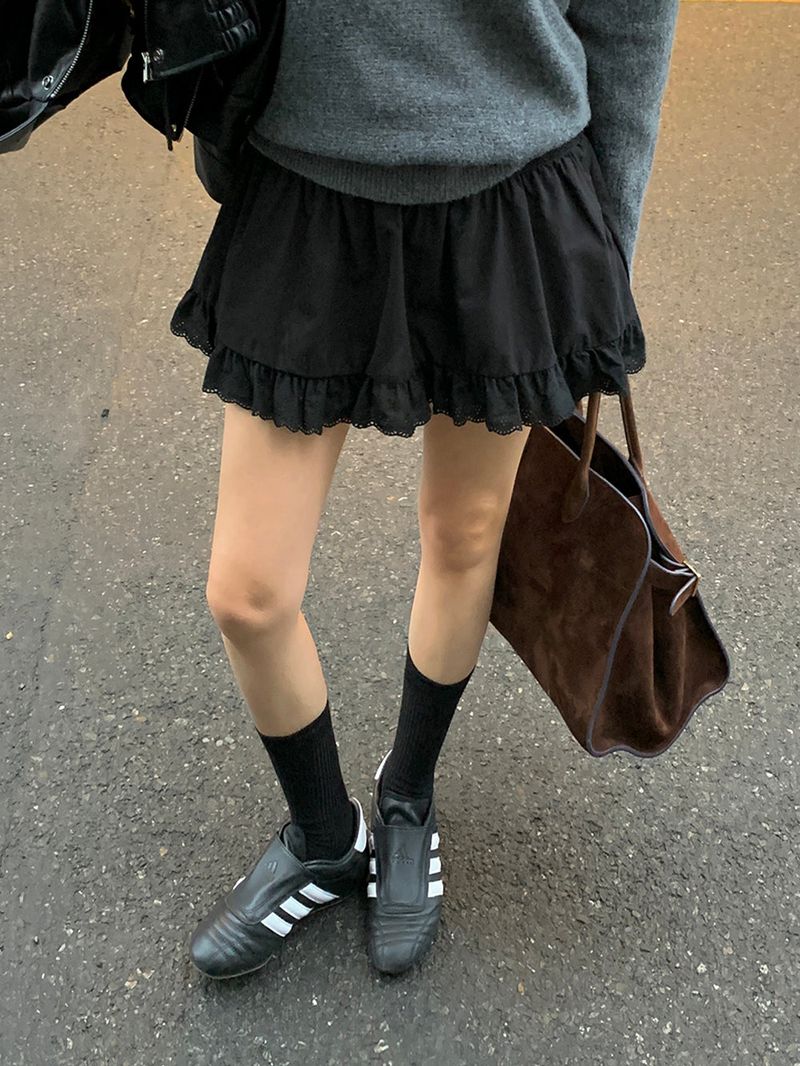 [MADE] Versi lace frill mini skirt