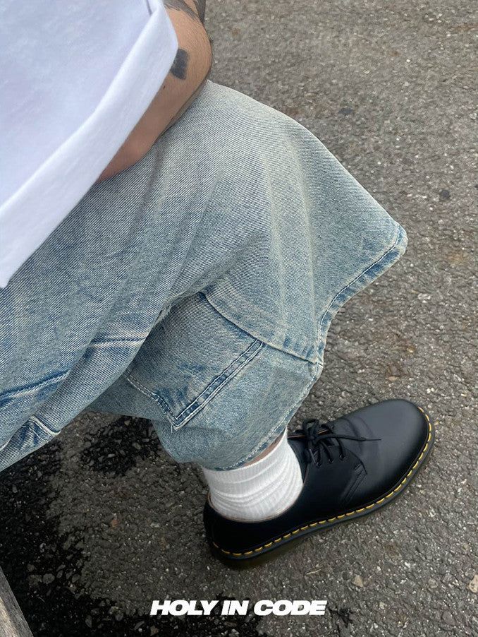 No.0814 stone carpenter denim SHORTS