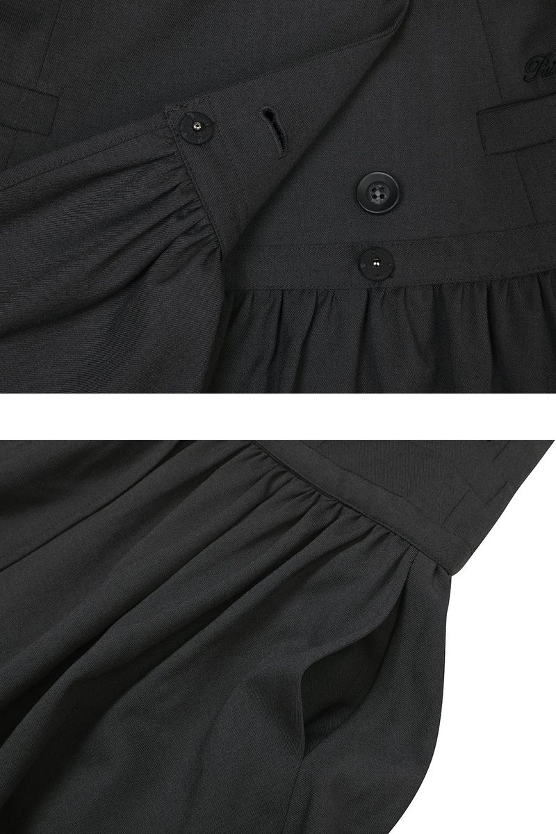LIORA JACKET DRESS charcoal