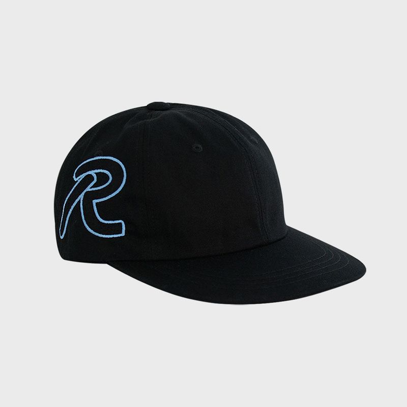 WOOR（ウール）の「B-I-G R FLAT CAP (BLACK)（Hats）」