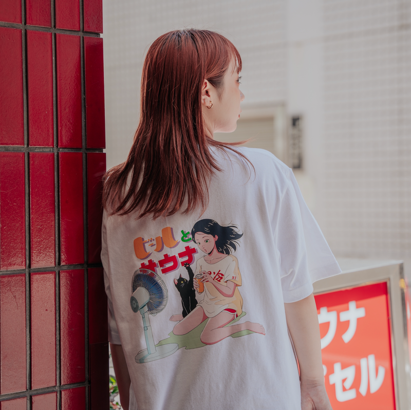chao!×ふくだ ビールとサウナ®刺繍コラボTshirt
