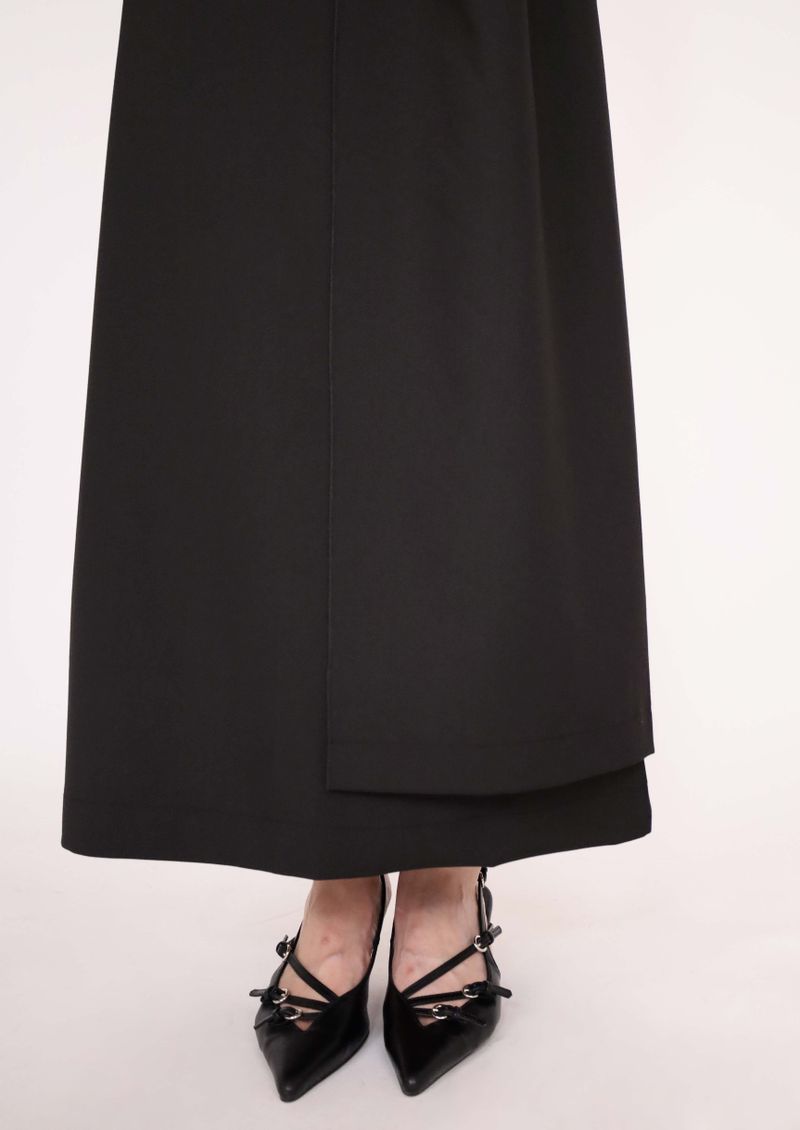 Wrinkle Layered Skirt