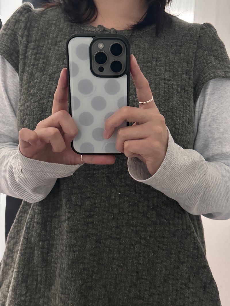 [ORDER MADE] Dot dot Case - White