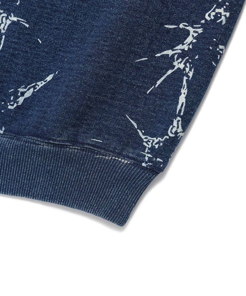 WASHED DENIM SWEATSHIRT BLUE(CV2EFUM445A)