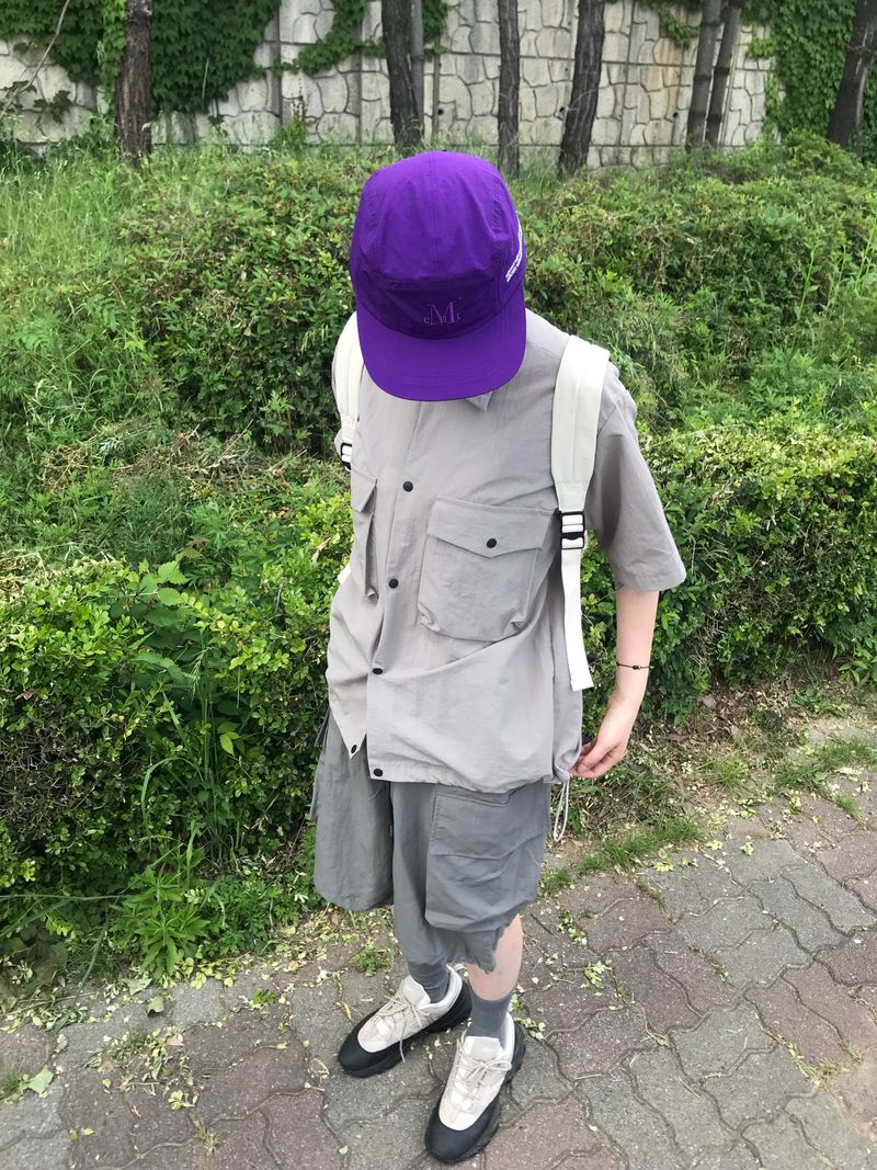 Safari nylon half shirt