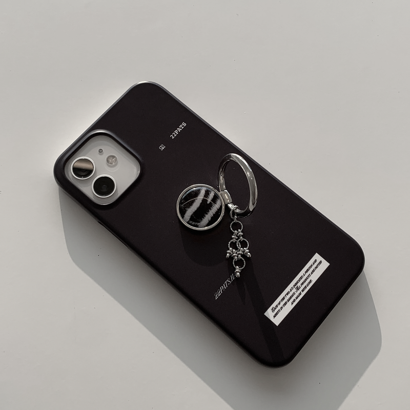22 matte black case