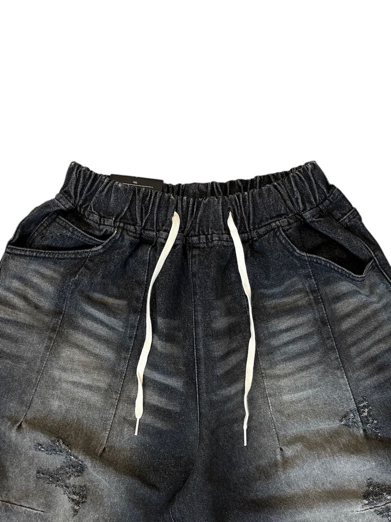 Grain-Damaged Bermuda Shorts (2 Colors)