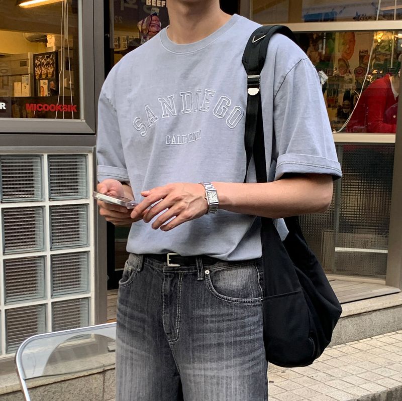 lemenne（ルメンヌ）の「LMN Sandy Pigment Oversized Fit Short-Sleeved T-Shirt (5 colors)（Tops）」