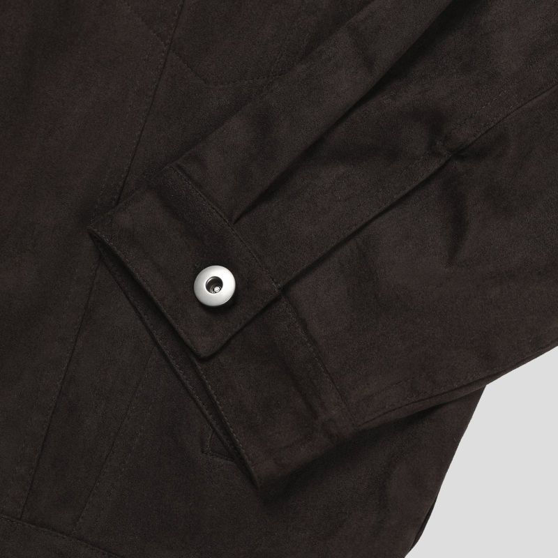 Node Collar Suede Jacket