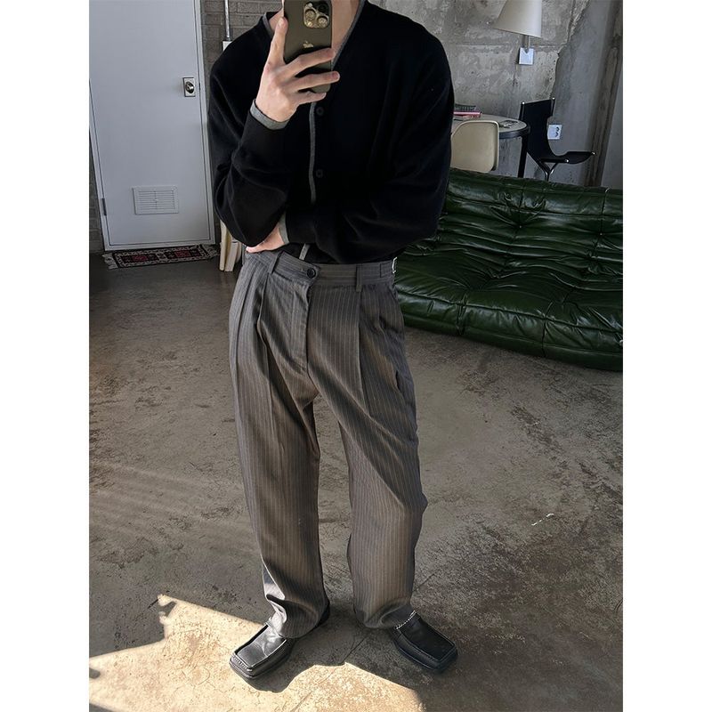 [S/S] Stripe two tuck slacks(2color)