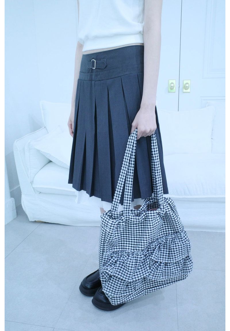 frill check bag