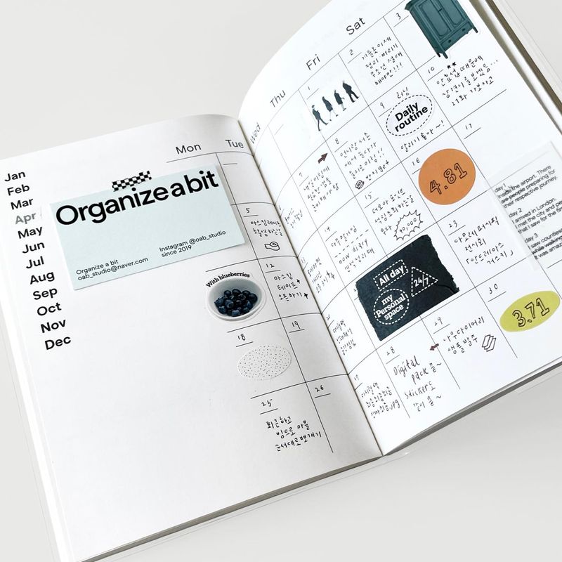 oab organize diary / soft cover