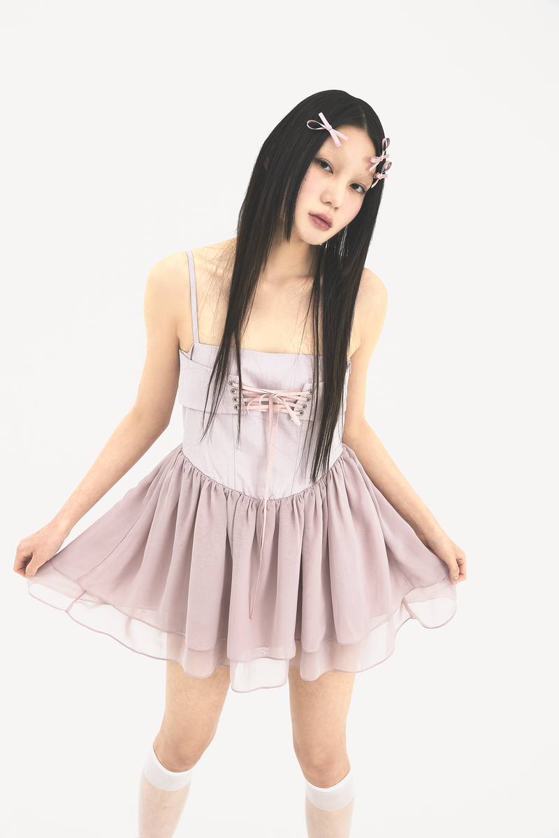 Bustier dress Pink