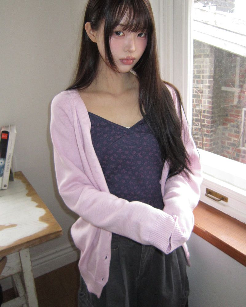 Lugen Panel Flower Sleeveless Top