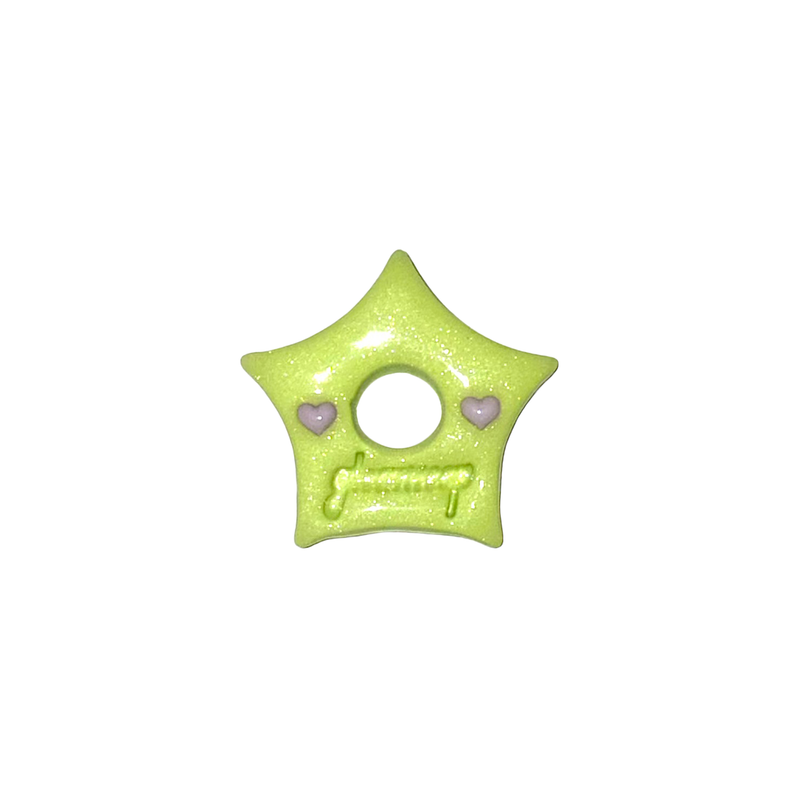 gleameep（グリームイープ）の「gleaming スターチェックペンダント [ライム]（アクセサリー）」