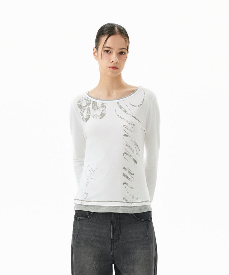 TRUTH LAYERED LONG SLEEVE TEE