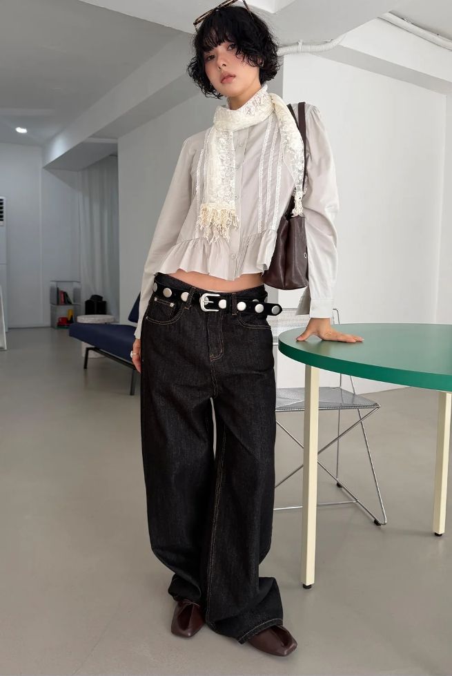 LACE TASSEL FRINGE SCARF