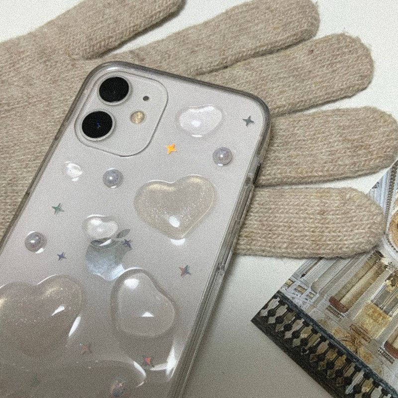 [MADE] Soft heart Resin Case