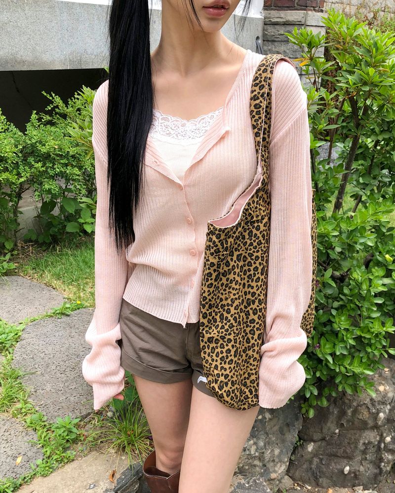 Ronan Leopard Color-Block Shoulder Bag