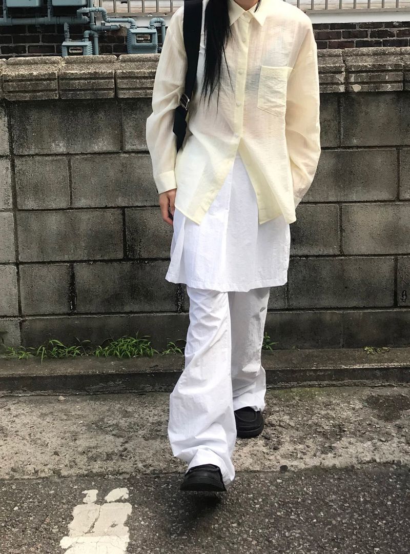 AIRY SHEER SHIRT