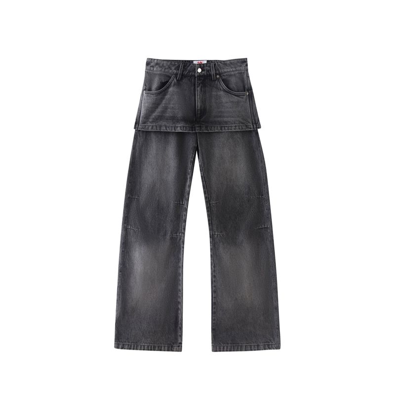 SAIANZI（サイアンズ）の「overskirt bilayer jeans（Pants）」