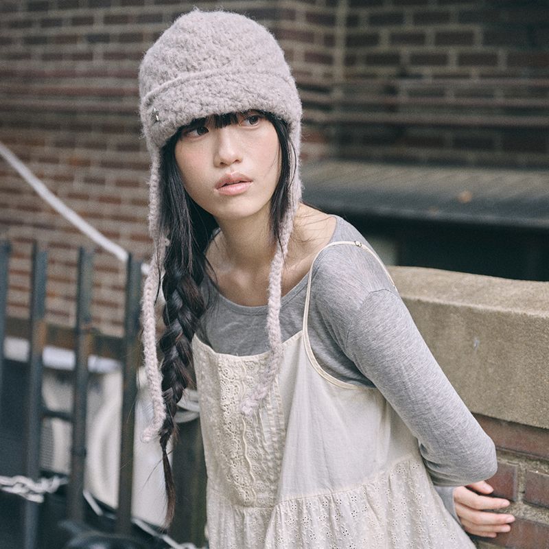 handmade crochet trooper hat beige