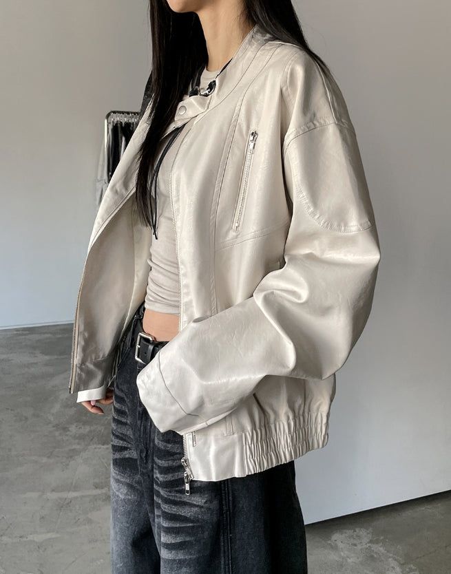 Howry Biker Leather Jacket