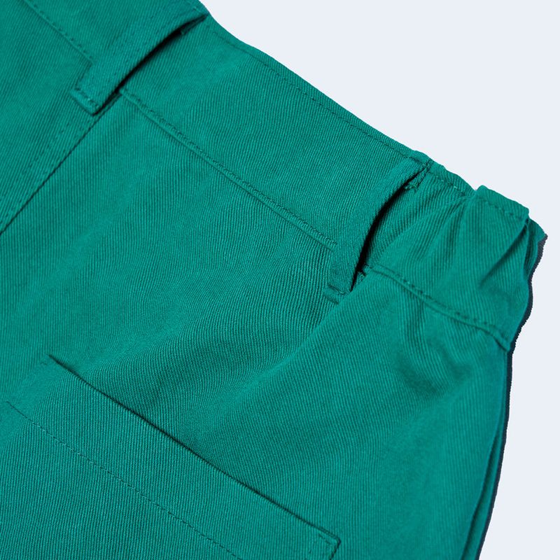 DAMP WIDE FIT ONE TUCK PANTS_GREEN