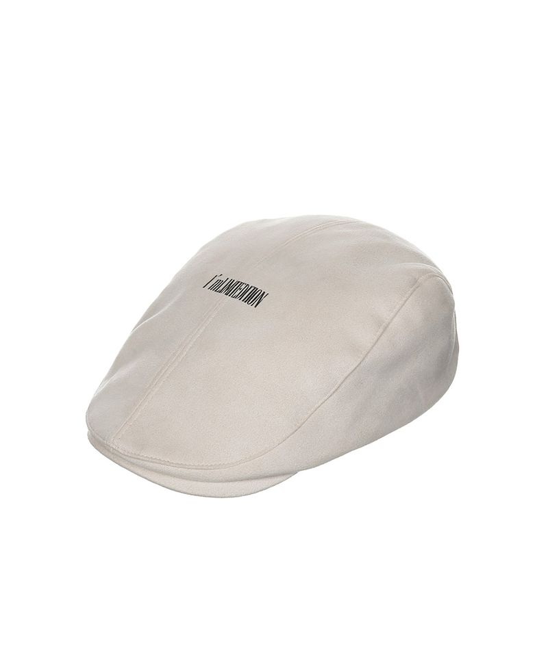 BLACKBLOND(ブラックブロンド)の「8287 Limitedition Suede Newsboy Cap (Ivory)(Hats)」