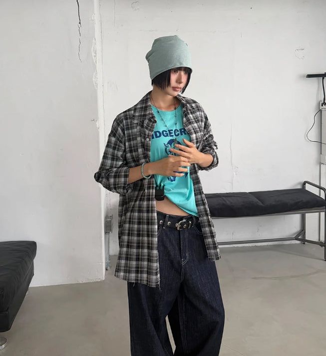RAW EDGE CHECK SHIRT