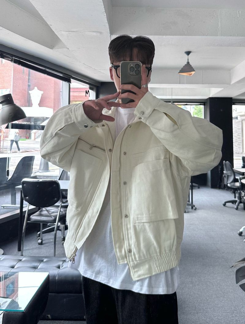 ninty percent two way zipper jacket