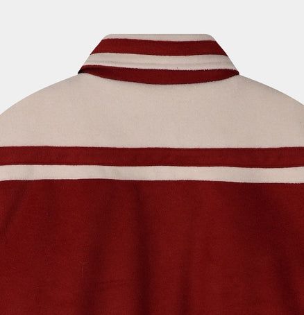 Port Color Matching Varsity Jacket