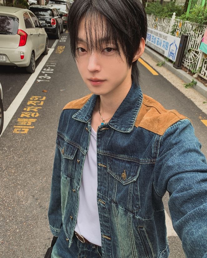 Morgan Corduroy Patch Denim Trucker Jacket