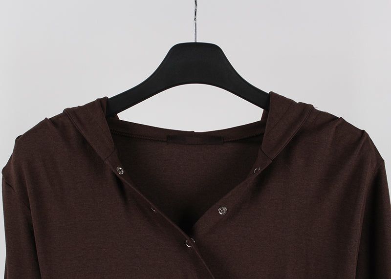 SNAP HOOD TEE