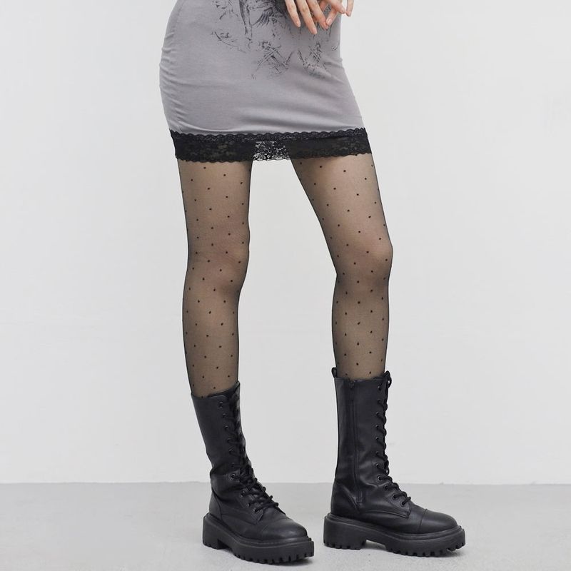 Bewar Mini Dot Stockings