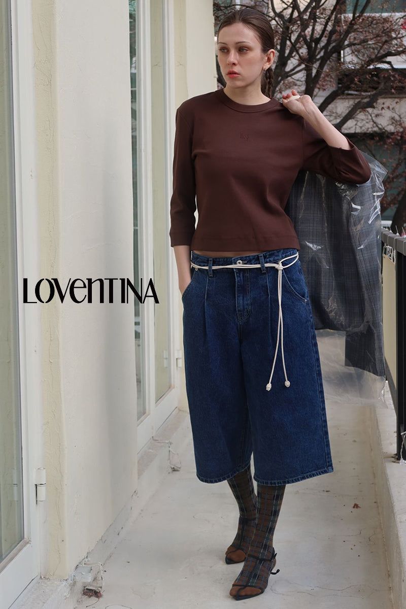 PREPPY 3/4 DENIM_BLUE