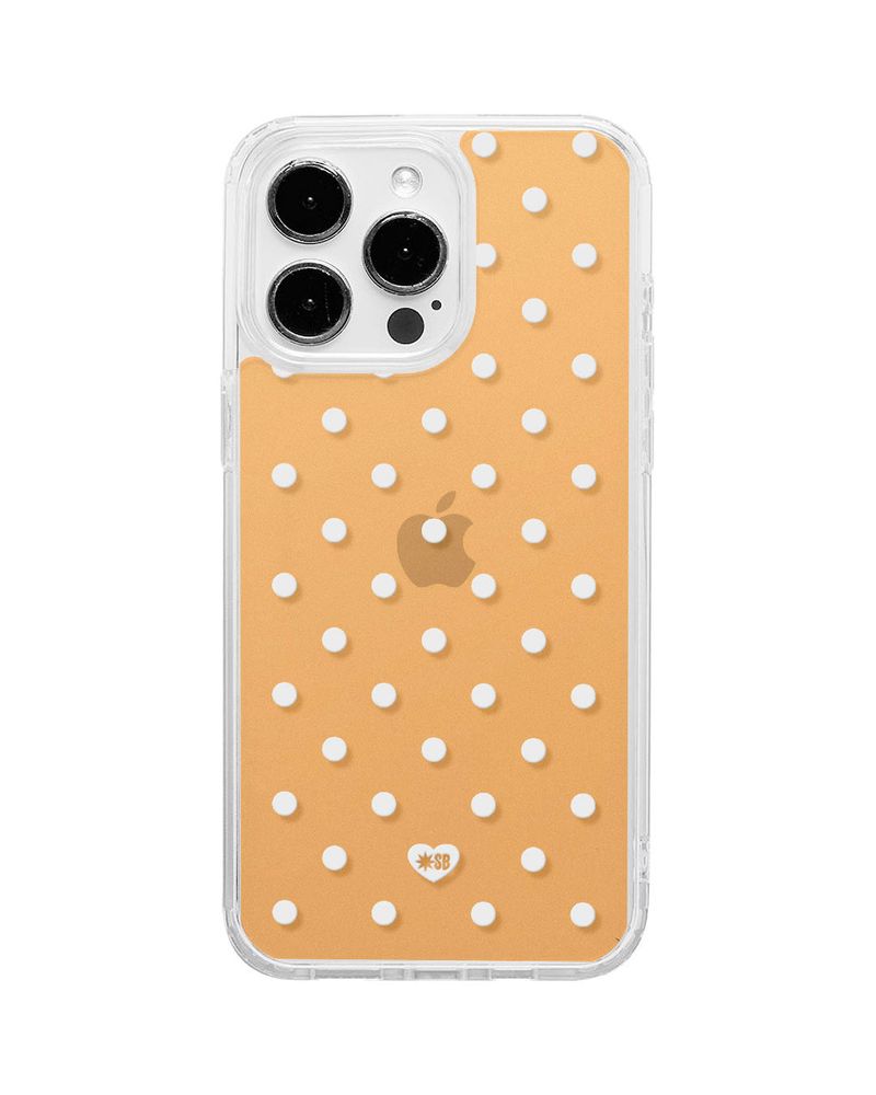 SOLARBEEAM(ソーラービーム)の「DOT JELLY Gel Hard Slim Phone Case - Orange(Smartphone Accessories)」