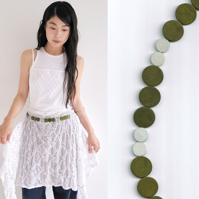 OOoo belt - khaki/grey