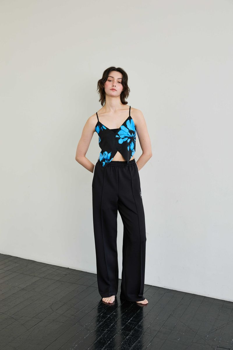 FLUTTER TOP / BLUE