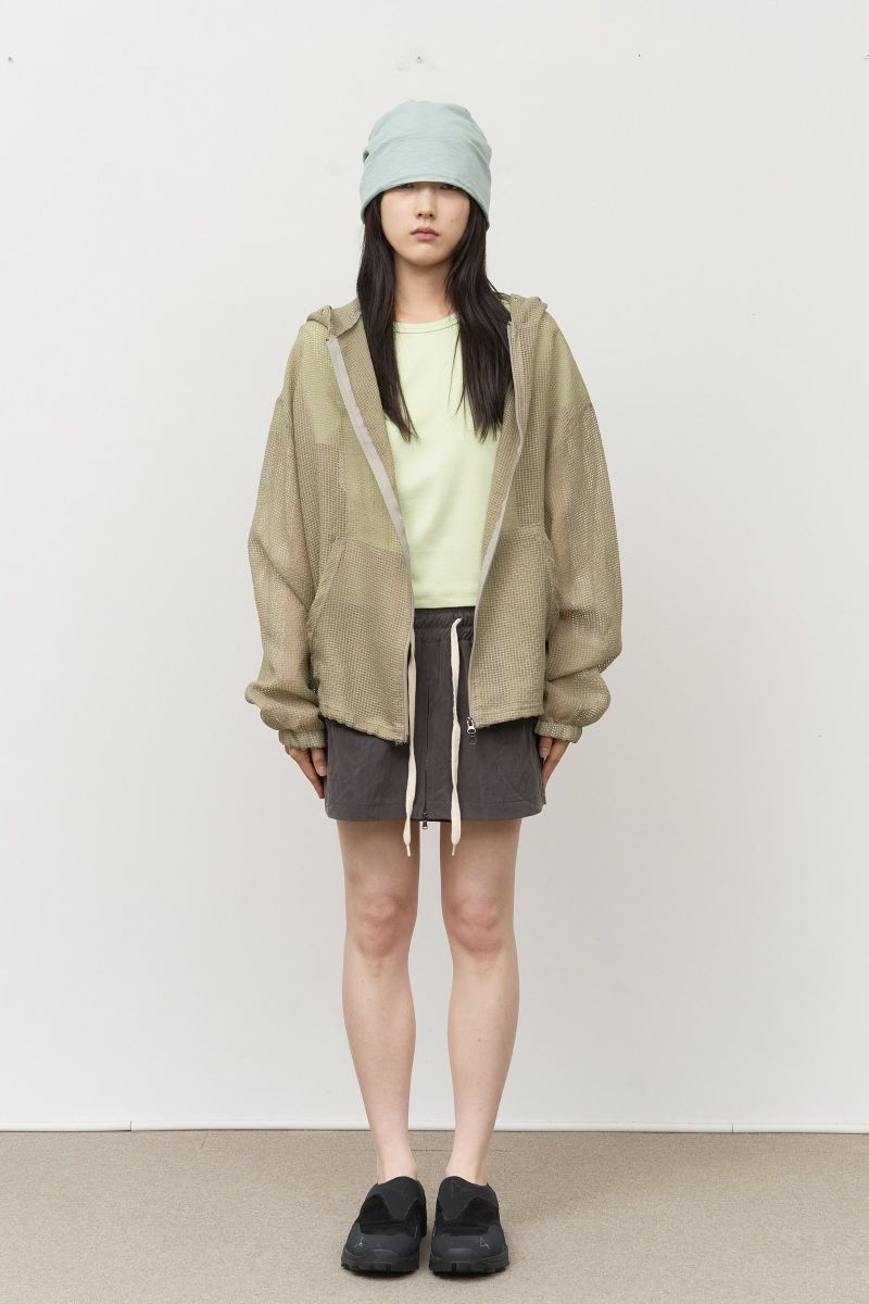 Noka Mesh Hooded Zip Up