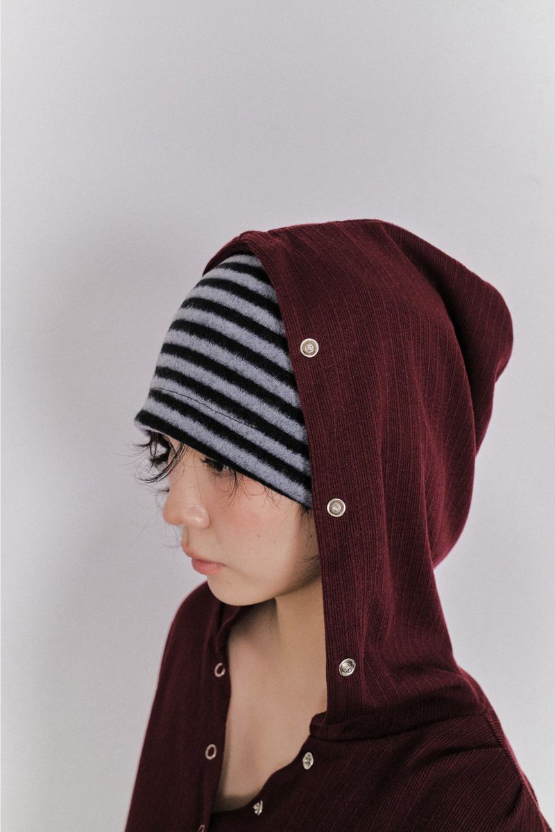 Groove Button Hoodie (3color)