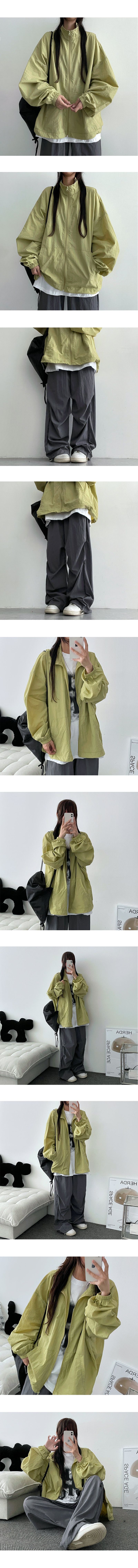 Shand Summer Basrak High-neck Windbreaker Jumper