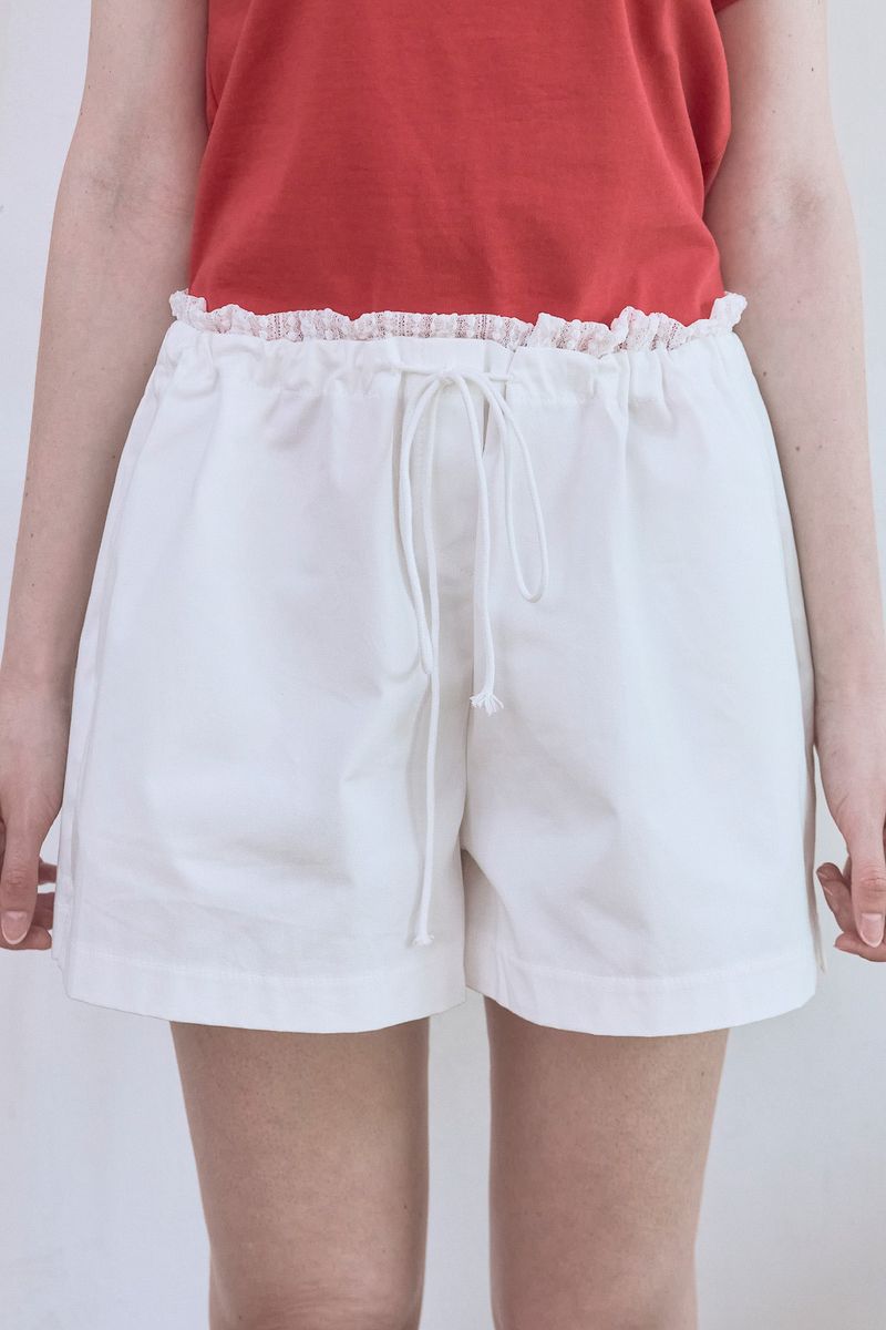 Secret Lace Pants [Ivory]