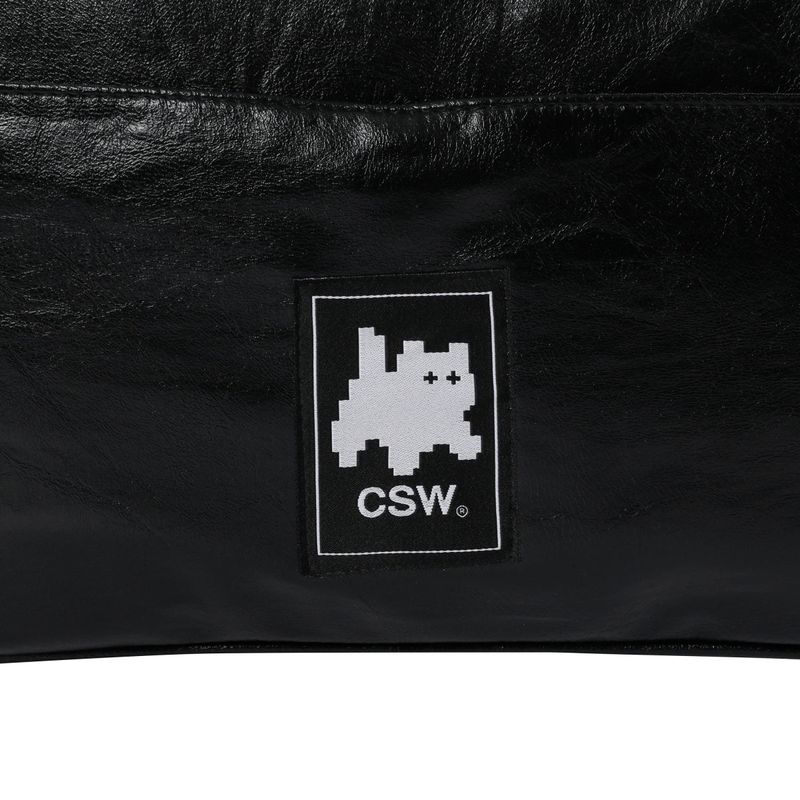 Cat Save The World Lydia leahter square shoulder bag Unisex