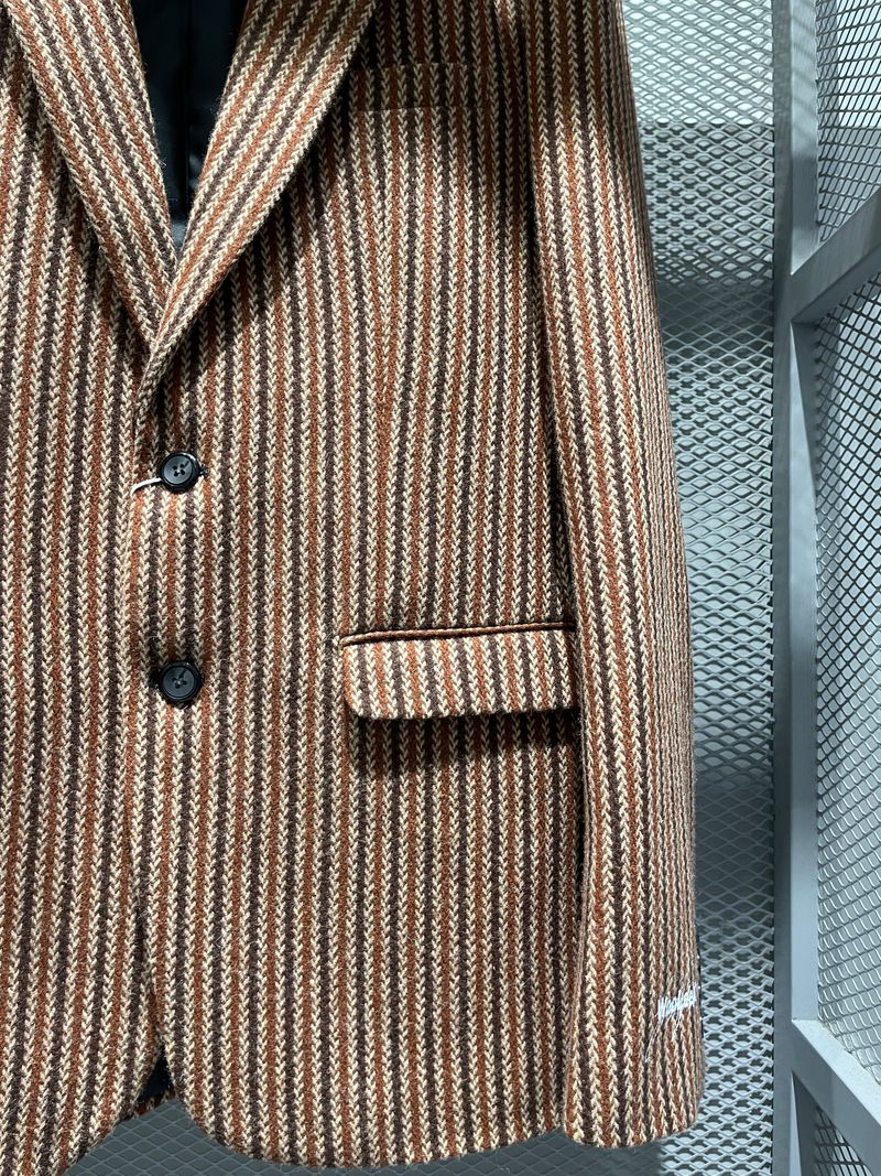 Mahogany Striped Suit