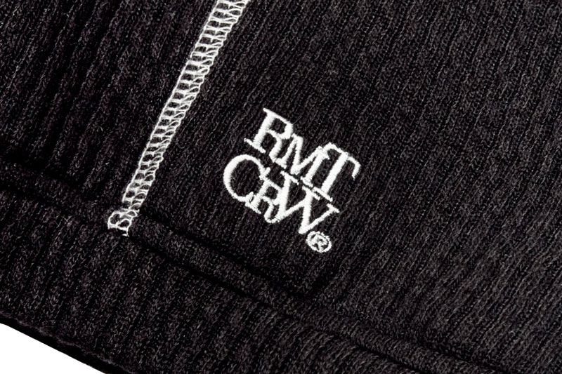 BIKER KNIT HOOD ZIP UP