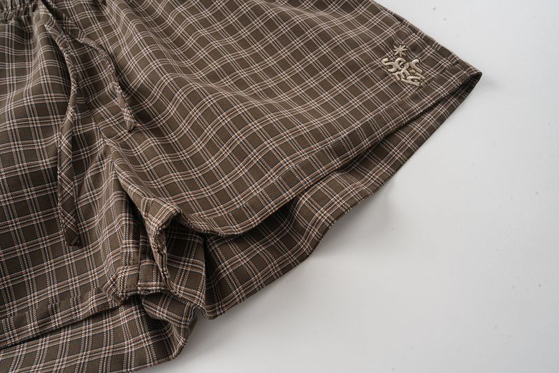 Noah Classic Check Shorts
